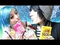 COUPLE TRYING JAPANESE CANDY