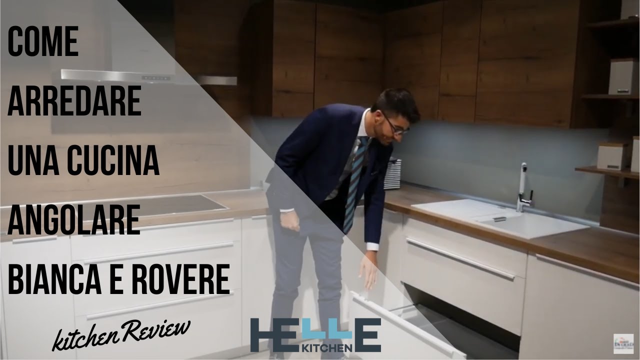 Come Arredare Una Cucina Moderna Bianca e Rovere - Helle Kitchen Review