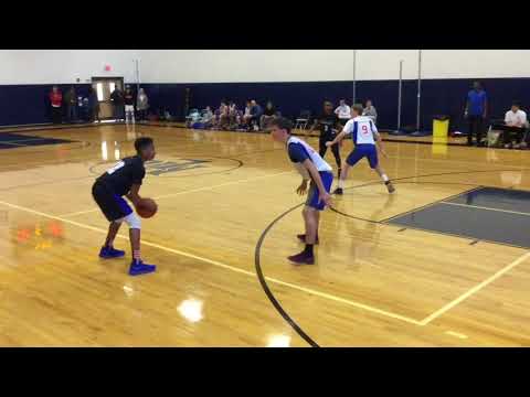 12 year old Ace Valentine (Team Durant 13U) plays up vs 14U Teams at Pitt Jam Fest 2018