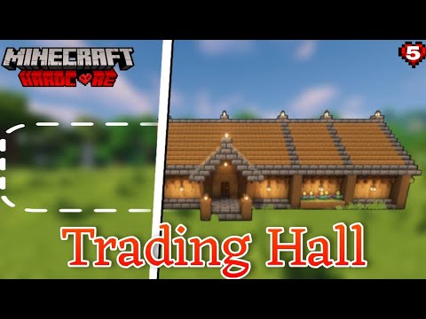 I Made an EPIC Villager Trading Hall😝 in Minecraft Hardcore🔥 || Part 5 [HINDI]