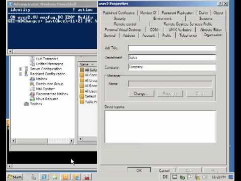 RBAC und LDAP Änderungen