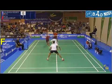 รอบชิง [MD] เอ+อ๊าท (ไทย) VS (เดนมาร์ก) Frederik COLBERG+Joachim FISCHER #SCGjunior2018