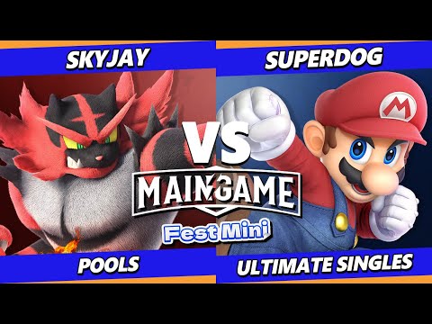 MainGame Fest Mini - Skyjay (Incineroar) Vs. SuperDog (Mario) Smash Ultimate - SSBU