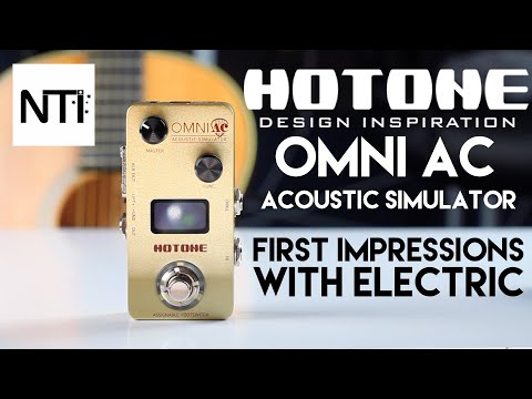 Hotone Audio OMNI AC Acoustic Simulator - First Look With Electric Guitar