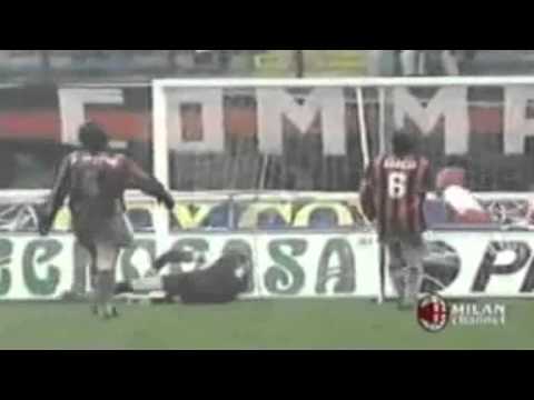 Serie A 1995-1996, day 16 Milan - Sampdoria 3-0 (Panucci, Savicevic, R.Baggio)