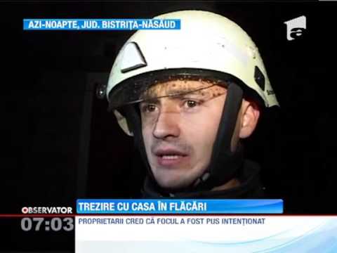 Bistrita-Nasaud Familie lasata pe drumuri de un incendiu