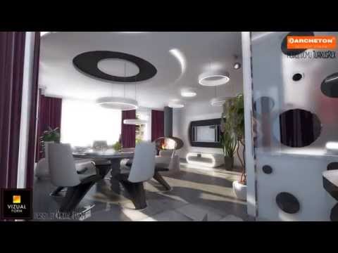 Aranzacja i projekt domu jednorodzinnego Turkus REX