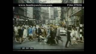 Glasgow, 1970's.  Archive film 97836