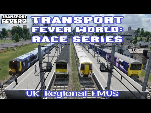 RACE SERIES: UK EMUs / SWR 450 vs ANGLIA 321 vs THAMESLINK 387 vs NORTHERN 323 / TRANSPORT FEVER 2