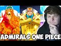 NON Anime Fan Reacts One Piece All 7 Admirals Explained Godlike Powers