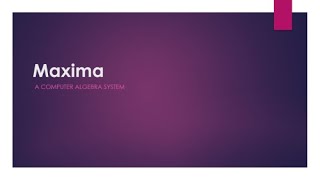 Maxima