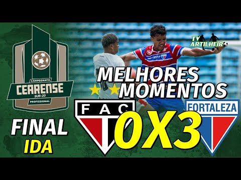 [Cearense S20 '25] Final | Ida | Ferroviário 0 X 3 Fortaleza | Melhores Momentos | TV ARTILHEIRO