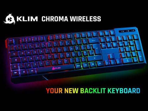 KLIM Chroma Wireless Keyboard 2021 ( PS4 Mac + NEW 2021 VERSION  ) Mechanical Keyboard for Laptop