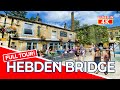 HEBDEN BRIDGE | 4K Walk around Hebden Bridge in West Yorkshire, England | Virtual Walk