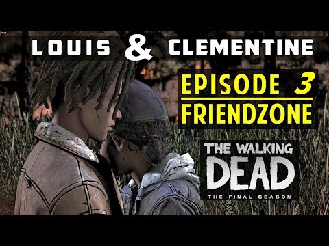 [Louis & Clementine] All Moments from Episode 3 - The Walking Dead (Louis in Friendzone)