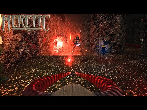 Brutal Heretic 3D + Mods / E2M2 - The Lava Pits #11