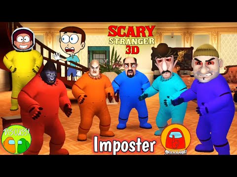 Scary Stranger 3D Easter Special : Imposter vs Imposter #4 | Shiva and Kanzo Gameplay