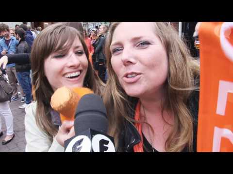 Buitenbeeld: De sfeer tijdens, Nederland - Denemarken