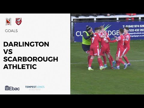 Goals: Darlington v Scarborough Athletic