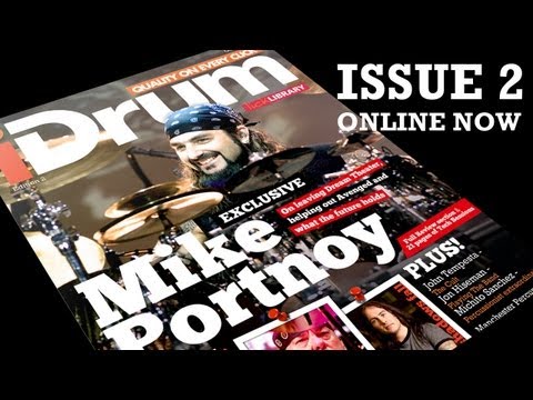 Free Drum Magazine - iDrum Issue 2 Featuring Mike Portnoy
