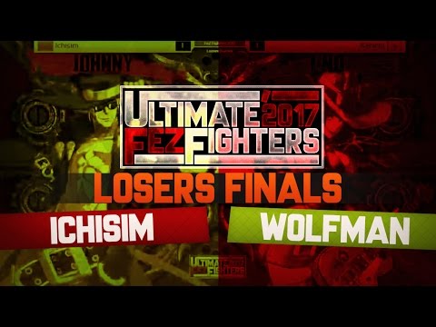 【Losers Finals】Ichisim (Johnny) vs VFM Wolfman (I-NO) - Ultimate Fez Fighters 2017 #GGXrdR