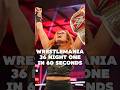 WrestleMania 36 Night One In 60 Seconds Wwe Wrestling Shorts