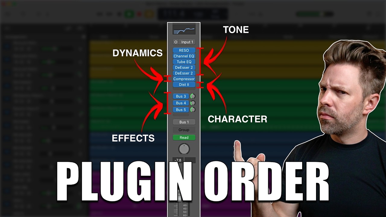 What order should your PLUGINS be? (Mixing Tutorial)