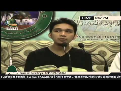 Pagsabar lecture Brother Nurrahman Tahil (Tausug)