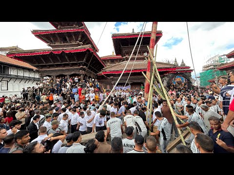 ईन्द्र जात्राको सुरुवात | The Beginning Of Indra Jatra 2082 येंया The biggest street festival of KTM