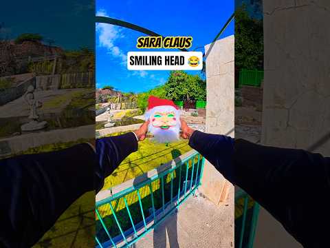 Santa Claus Smiling Head 😂💦#parkour#spiderman#water#jump#support#viral#jodhpur#india #pov#funny