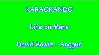 Karaoke Internazionale - Life on Mars - David Bowie - Anggun ( Lyrics )