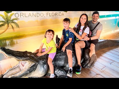 PASSEIO NO PARQUE DOS JACARÉS EM ORLANDO - Família Brancoala