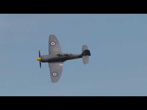 Hawker Sea Fury T20 At Shuttleworth Fly Navy Airshow 2018