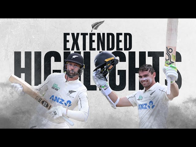 Latham and Conway Plunder Records 💯 | Extended Highlights | New Zealand v West Indies 3rd Test Day 4