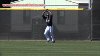 Cameron Maybin Slow Motion Outfield Defense Catch Fly Ball Baseball Mechanics MLB Drills Tips