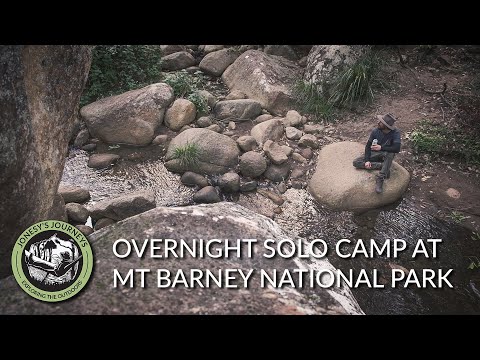 OVERNIGHT SOLO CAMP AT MT BARNEY NATIONAL PARK