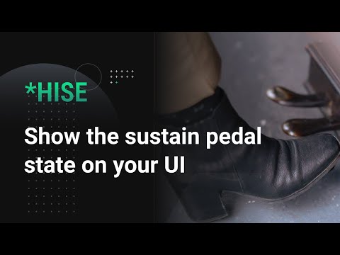 How to indicate the state of the sustain pedal on your UI
