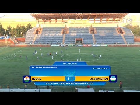 AFC U16 Qualifiers 2020 Group B : INDIA 1-1 UZBEKISTAN