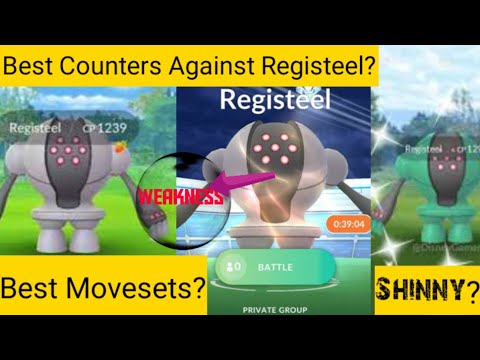 Best Counters Against Registeel || Weakness || Movesets...