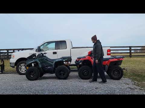 What size trailer do I need for 2 quads?