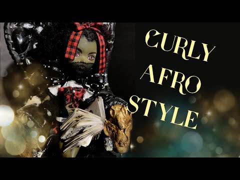 Using Colored Pencils on The black Draculaura Mad Scientist Doll Customs Episode 14