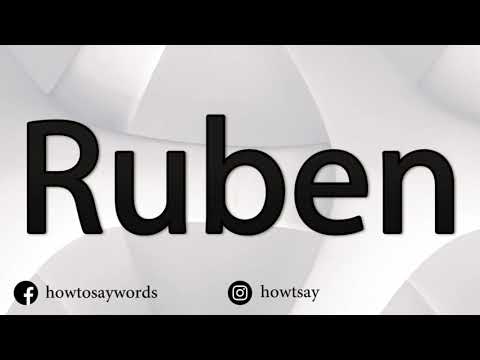 How To Pronounce Ruben