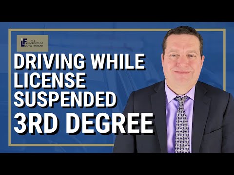 Driving While License Suspended 3rd Degree: What You Need to Know | Washington State Attorney