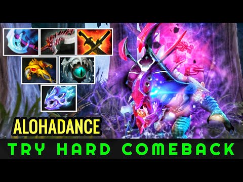 Alohadance [Slark] TryHard His Signature Hero Unreal Comeback 7.22 Dota 2