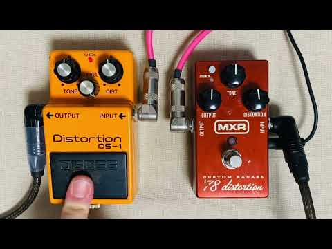 MXR"Custom Badass '78 Distortion" vs BOSS"DS-1(1980)