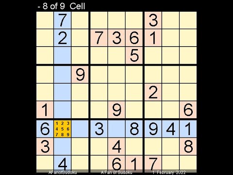 How to Solve Los Angeles Times Sudoku Expert February 1, 2023
