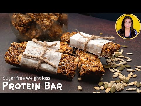 Healthy sugar free protein bars recipe | Protein bars good for weight loss | Titbit with pooja