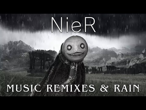 1 Hour of Nier, Replicant, Reincarnation and Automata Remixes and Rain - Chill/Study/Sleep