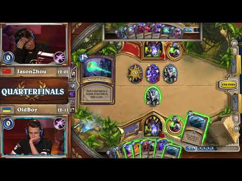 [Hearthstone]JasonZhou vs OldBoy - HCT Summer Championship Quarterfinal #3