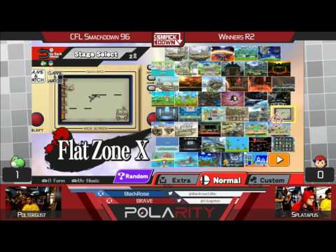 CFL Smackdown 96 WiiU - Poltergust (Yoshi) vs Splatapus (Ness) - Winners R2